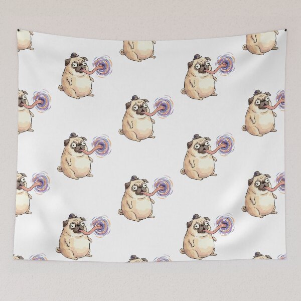 Item preview, Cute Space Animal: Black Hole Pug designed and sold by bapupa.
