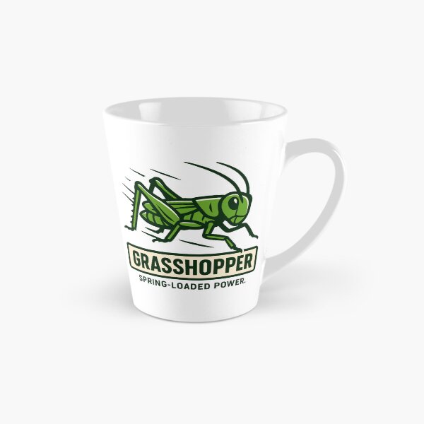 Item preview, Grasshopper Illustration – Spring-Loaded Power Insect Art designed and sold by WildlifeInc.