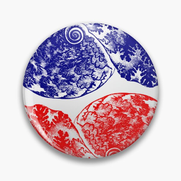 Item preview, Red and Blue Seashells designed and sold by emmadezine.
