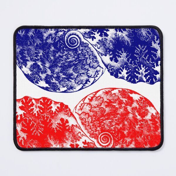 Item preview, Red and Blue Seashells designed and sold by emmadezine.