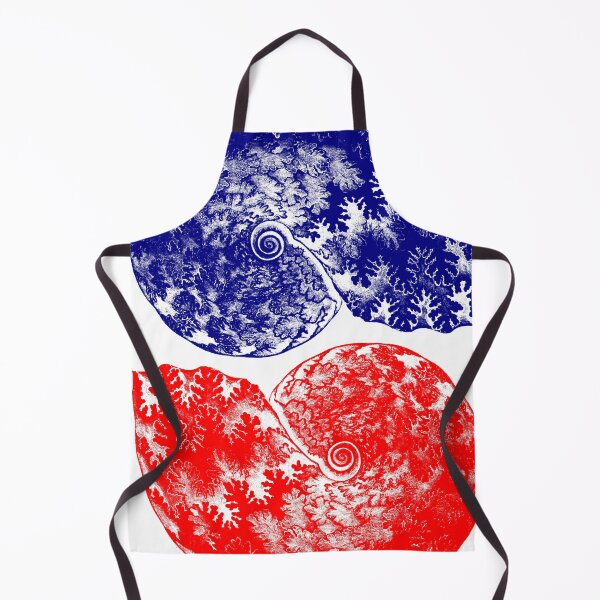 Item preview, Red and Blue Seashells designed and sold by emmadezine.