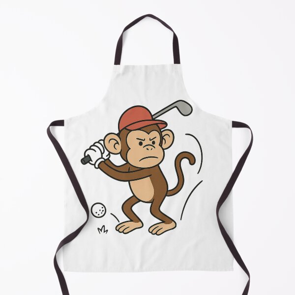 Item preview, Monkey playing golf designed and sold by JamesDunican.