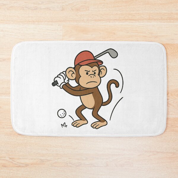 Item preview, Monkey playing golf designed and sold by JamesDunican.