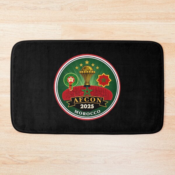 Item preview, AFCON 2025 Morocco • Prince Moulay Abdellah Stadium • Atlas Lions Football Emblem designed and sold by InPrintedWord.
