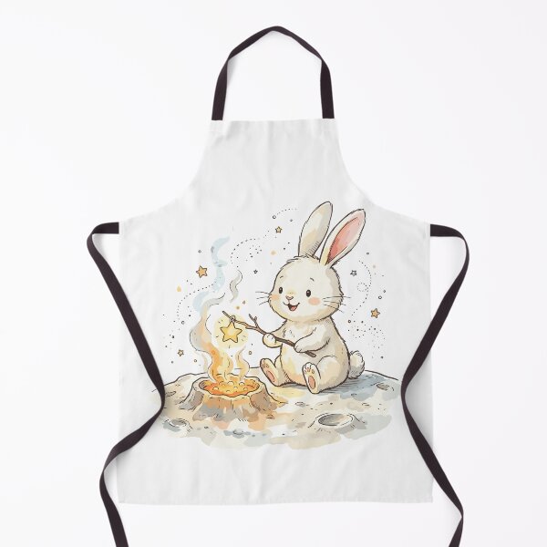 Item preview, Cute Space Animal: Marshmallow Moon Bunny designed and sold by bapupa.