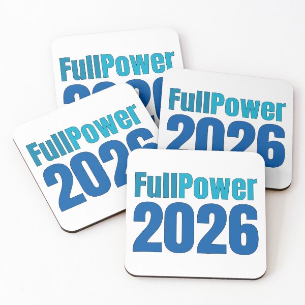 Item preview, Full Power 2026 – Bold New Year Motivation Typography Design designed and sold by PixelPlush.