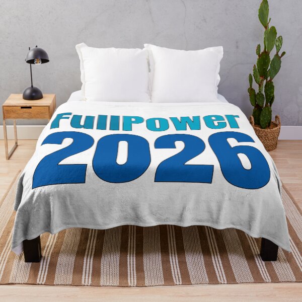 Item preview, Full Power 2026 – Bold New Year Motivation Typography Design designed and sold by PixelPlush.