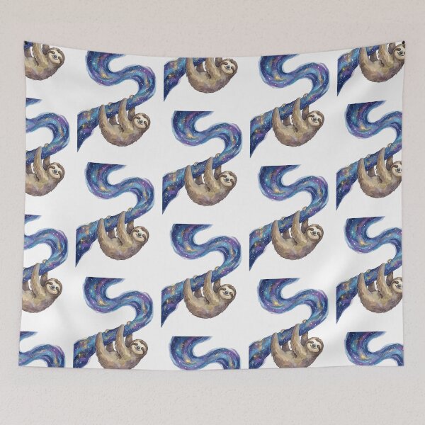 Item preview, Cute Space Animal: Milky Way Sloth designed and sold by bapupa.