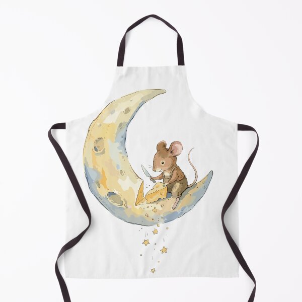 Item preview, Cute Space Animal: Moon Cheese Mouse designed and sold by bapupa.