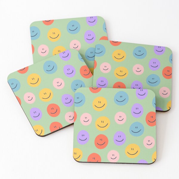 Item preview, Colorful Smiley Face Pattern – Cute Happy Doodle Aesthetic Design designed and sold by Rangmanch.