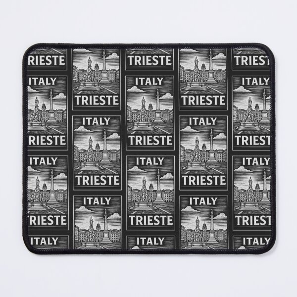 Item preview, Trieste Italy Linocut Style  designed and sold by Thistle-TShop.