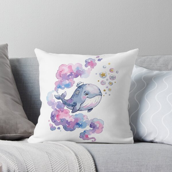 Item preview, Cute Space Animal: Nebula Whale Calf designed and sold by bapupa.