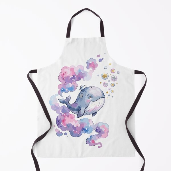 Item preview, Cute Space Animal: Nebula Whale Calf designed and sold by bapupa.