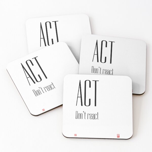 Item preview, Act, Don't react designed and sold by furubiosan.