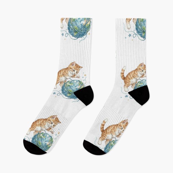Item preview, Cute Space Animal: Planet Yarn Kitten designed and sold by bapupa.
