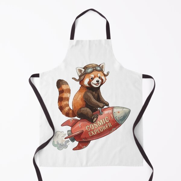 Item preview, Cute Space Animal: Rocket Red Panda designed and sold by bapupa.