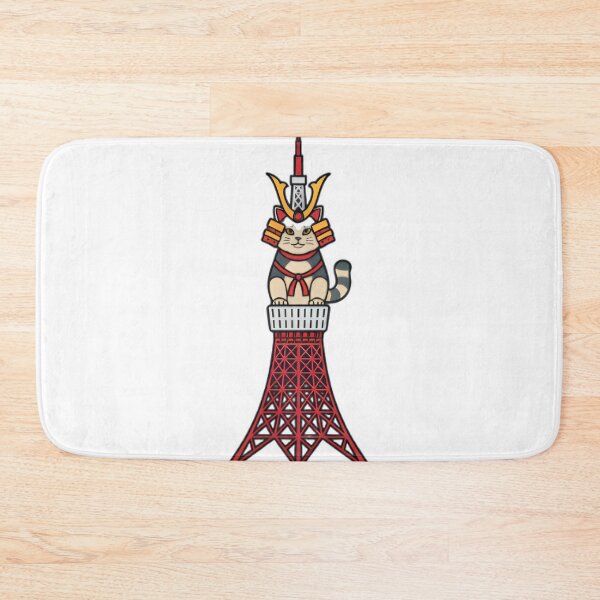 Item preview, Samurai Feline Guardian of Tokyo designed and sold by SunkenCost.
