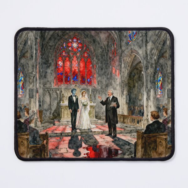 Item preview, Interrupted wedding scene Illustration from Jayne Eyre character portrait art designed and sold by Vintage Designs +.