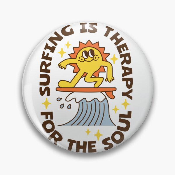 Item preview, Surfing is therapy for the soul. designed and sold by monkik.