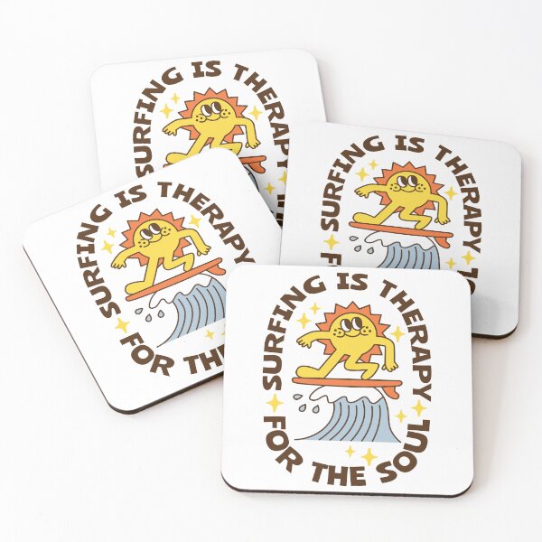 Item preview, Surfing is therapy for the soul. designed and sold by monkik.