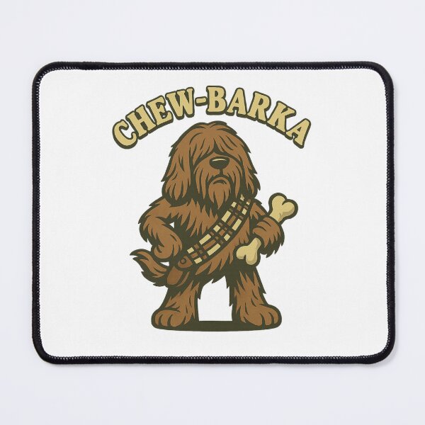 Item preview, Chew-Barka Funny Sci-Fi Dog Parody Design designed and sold by LaughLab Apparel.