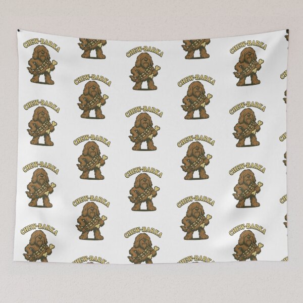 Item preview, Chew-Barka Funny Sci-Fi Dog Parody Design designed and sold by LaughLab Apparel.