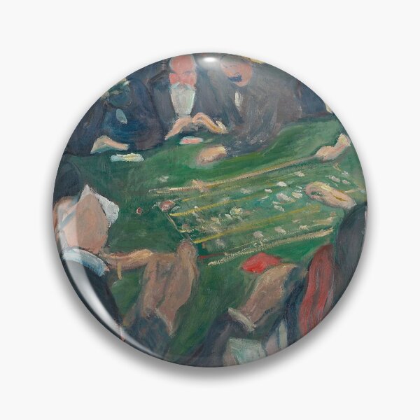 Item preview, At the Roulette Table – Edvard Munch Expressionist Casino Scene Painting (1892) designed and sold by Art Outlaws.