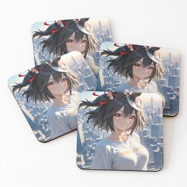 Item preview, Kitasan Black Uma Musume Pretty Derby Urban Skyline Anime Girl Waifu designed and sold by Raslbazola.