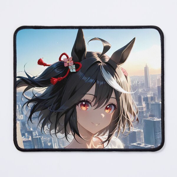 Item preview, Kitasan Black Uma Musume Pretty Derby Urban Skyline Anime Girl Waifu designed and sold by Raslbazola.