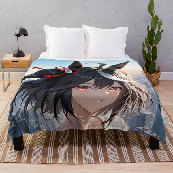 Item preview, Kitasan Black Uma Musume Pretty Derby Urban Skyline Anime Girl Waifu designed and sold by Raslbazola.