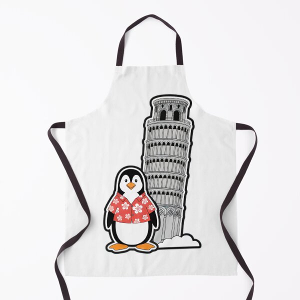 Item preview, Penguin Tourist at Leaning Tower Pisa designed and sold by SunkenCost.