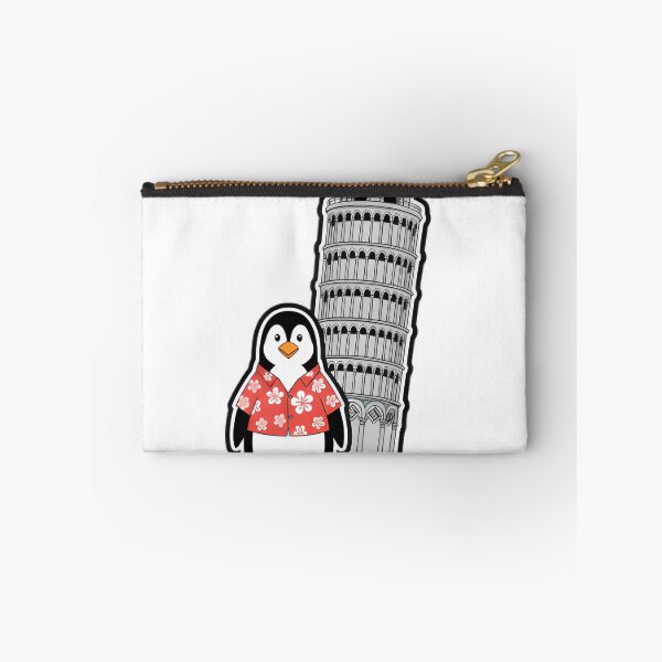 Item preview, Penguin Tourist at Leaning Tower Pisa designed and sold by SunkenCost.