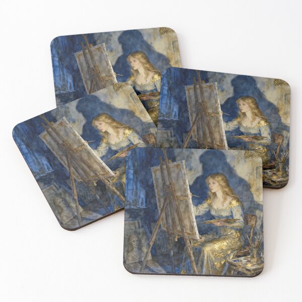 Item preview, Helen Graham painting Illustration from The Tenant of Wildfell Hall character portrait art designed and sold by Vintage Designs +.
