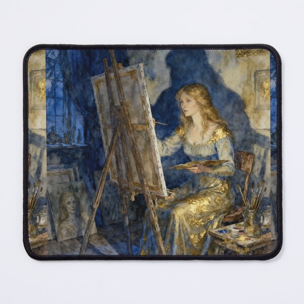 Item preview, Helen Graham painting Illustration from The Tenant of Wildfell Hall character portrait art designed and sold by Vintage Designs +.