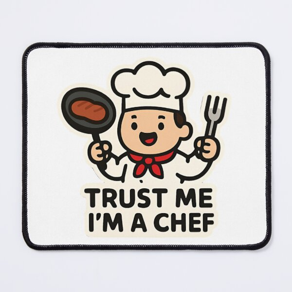 Item preview, Trust Me I’m a Chef Cartoon designed and sold by Bright Vibe Designs.