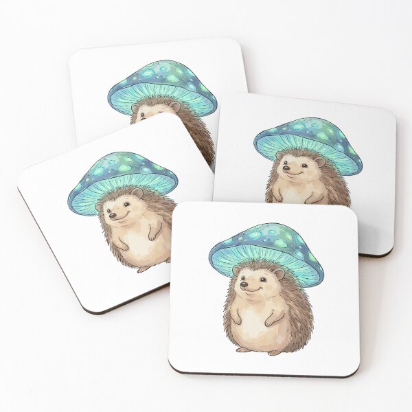 Item preview, Fairycore Aesthetic: Glowcap Hedgehog designed and sold by bapupa.