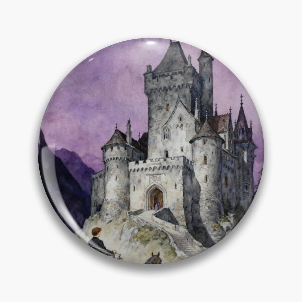 Item preview, Harker's Arrival Illustration from Bram Stoker's Dracula character portrait art designed and sold by Vintage Designs +.