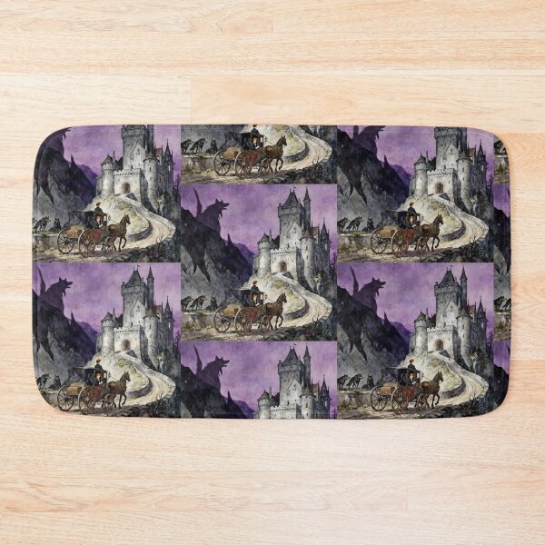 Item preview, Harker's Arrival Illustration from Bram Stoker's Dracula character portrait art designed and sold by Vintage Designs +.