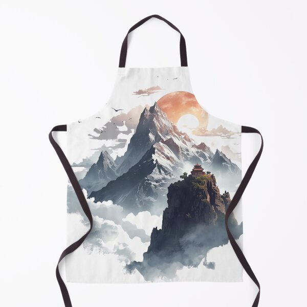 Item preview, Dramatic Mountain Landscape with Clouds & Sun Rays designed and sold by catcurio.