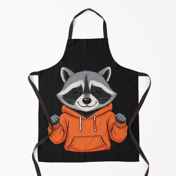 Item preview, Casual Raccoon Shrugging | Funny Carefree Raccoon Cartoon designed and sold by ColorSplash123.