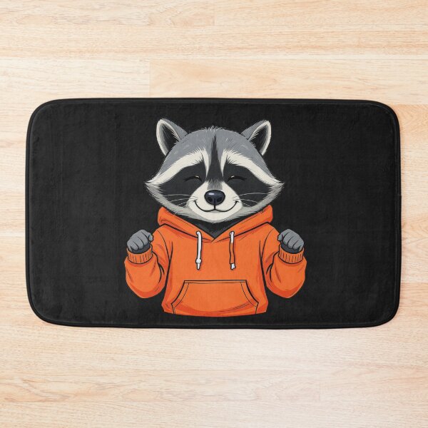 Item preview, Casual Raccoon Shrugging | Funny Carefree Raccoon Cartoon designed and sold by ColorSplash123.