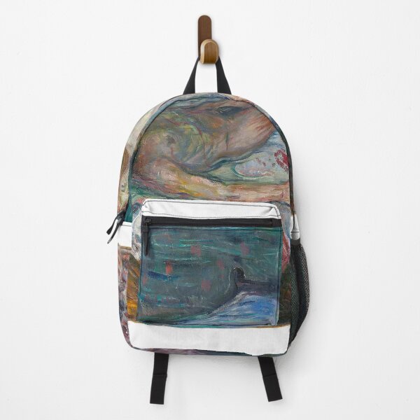 Item preview, The Death of Marat II – Edvard Munch Expressionist Symbolist Masterpiece (1907) designed and sold by Art Outlaws.
