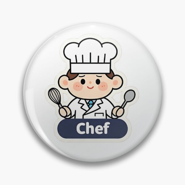 Item preview, Cute Kawaii Chef Cartoon Illustration designed and sold by Bright Vibe Designs.