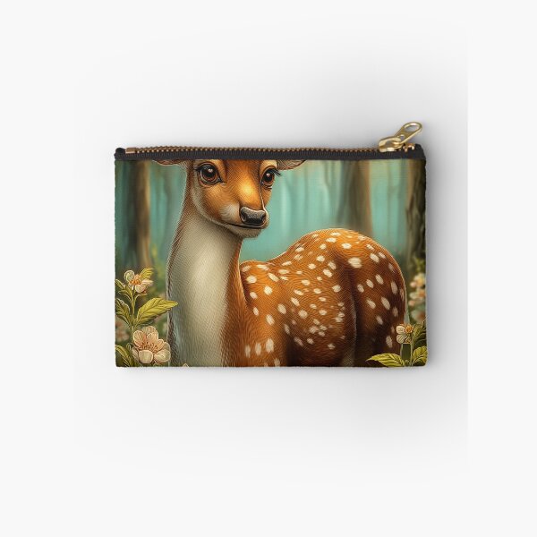 Item preview, Deer in Forest with Flowers designed and sold by PetsArt.
