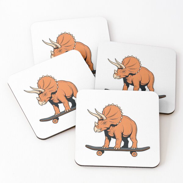 Artikelvorschau, Triceratops Kickflip Skateboard Trick entworfen und verkauft von SunkenCost.
