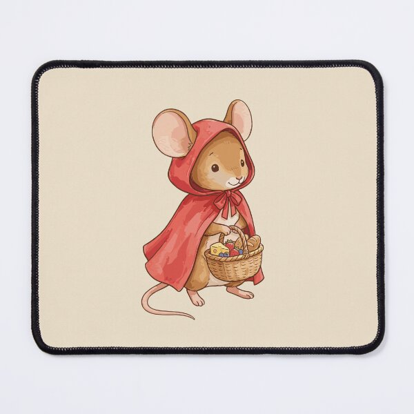 Item preview, Fairytale Aesthetic: Red Riding Hood Mouse designed and sold by bapupa.