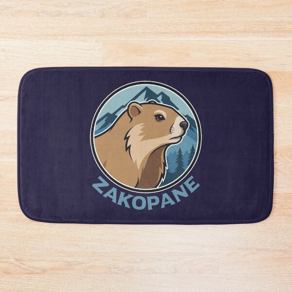 Item preview, Zakopane Tatra Mountain Marmot Wildlife Badge designed and sold by LinaValearte.