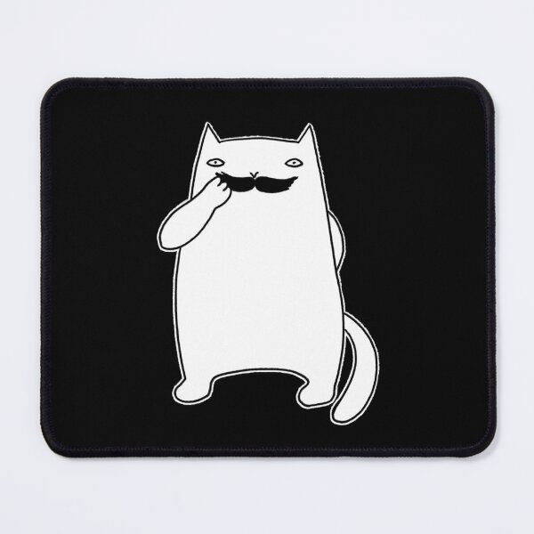 Item preview, Mustache cat designed and sold by eri-morie.