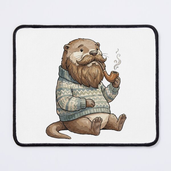 Item preview, Fisherman Aesthetic: Bearded Otter's Pipe designed and sold by bapupa.