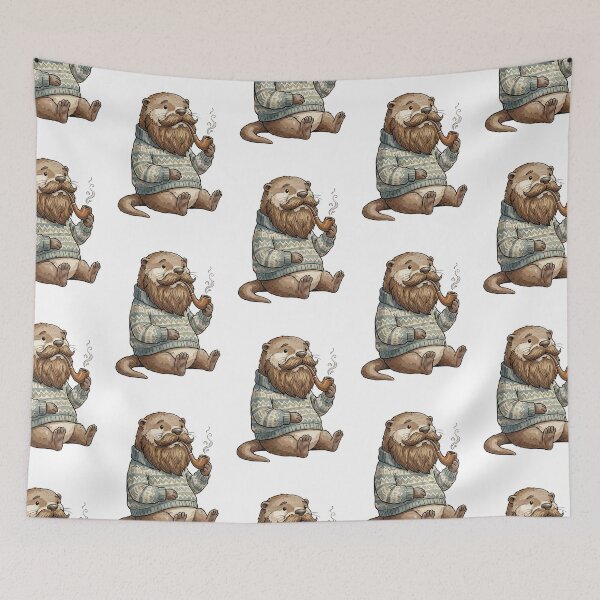 Item preview, Fisherman Aesthetic: Bearded Otter's Pipe designed and sold by bapupa.